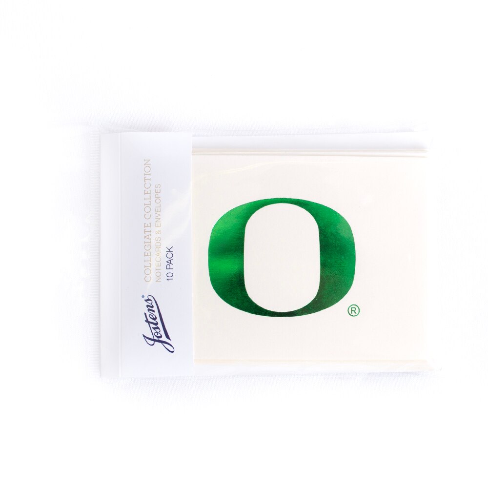 Classic Oregon O, Josten's, White, Greeting Card - Graduation, Grad, 10 Pack, 688630